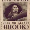 One Piece - Affiche Wanted De Brook -Otaku Boutique affiche wanted de brook