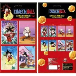 Dragon Ball - Set 4 De Magnets Lenticulaire
