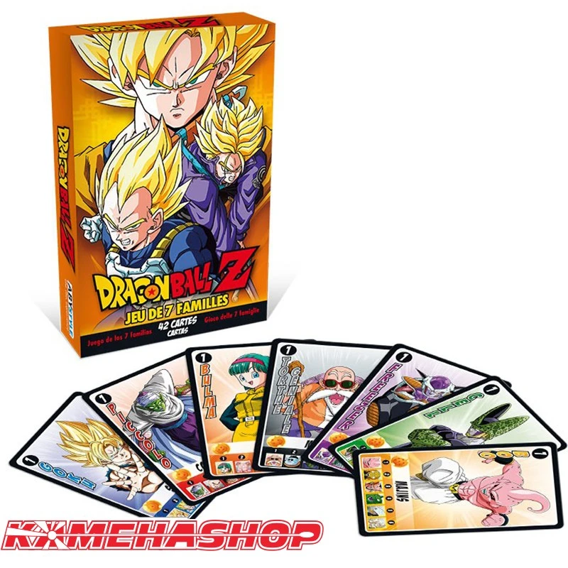 Dragon Ball Z - Jeu De 7 Familles DBZ 3 Dragon Ball Z - Jeu De 7 Familles DBZ