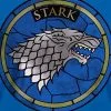 Game Of Thrones - T-Shirt Maison Stark - Bleu