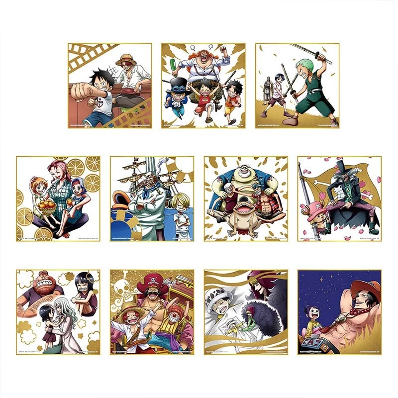 One Piece - Set De 11 Shikishi - Omnibus 3 One Piece - Set De 11 Shikishi - Omnibus