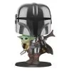 The Mandalorian Avec Baby Yoda - POP Super Sized -Otaku Boutique the mandalorian avec baby yoda pop super sized